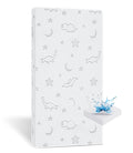 2" High Density Foam Crib Mattress Topper with Waterproof Washable Cover Q6964