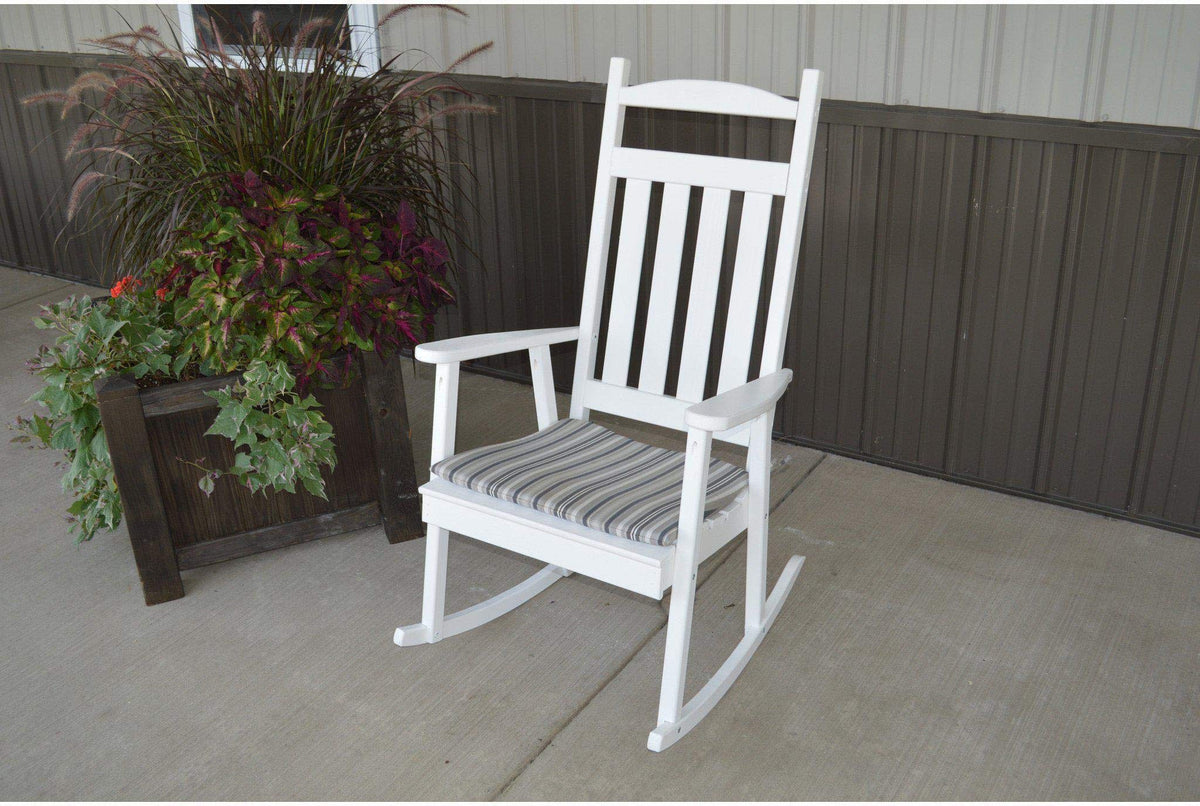 Yellow Pine Porch Rocking Chair J7259