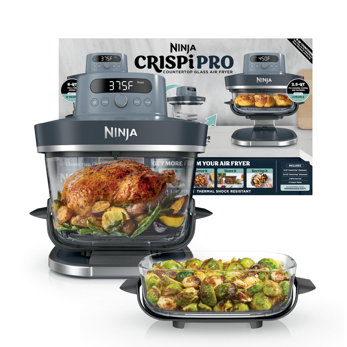 Glass Air Fryer 6-in-1 C197