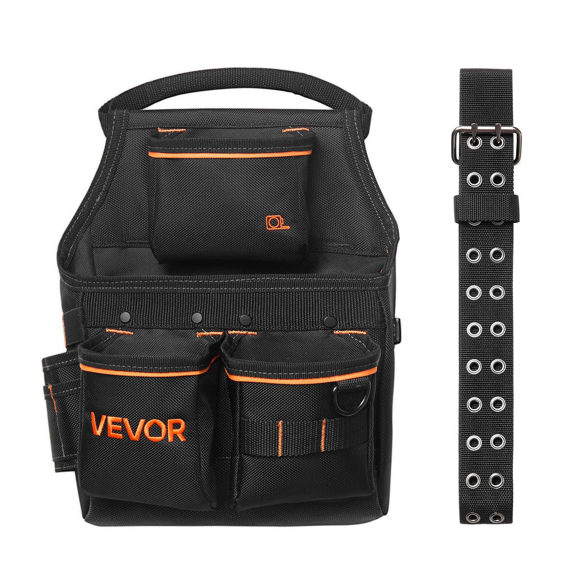 14 Pockets Heavy Duty Adjustable Tool Pouch with Belt U11645