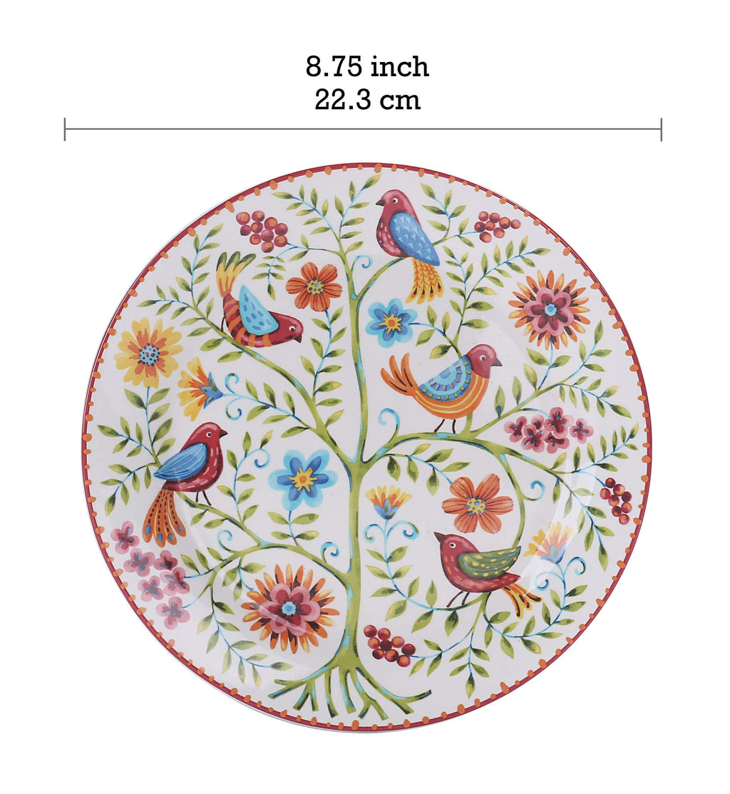 Red Ceramic 12 pcs Dinnerware Set, Service for 4 I556