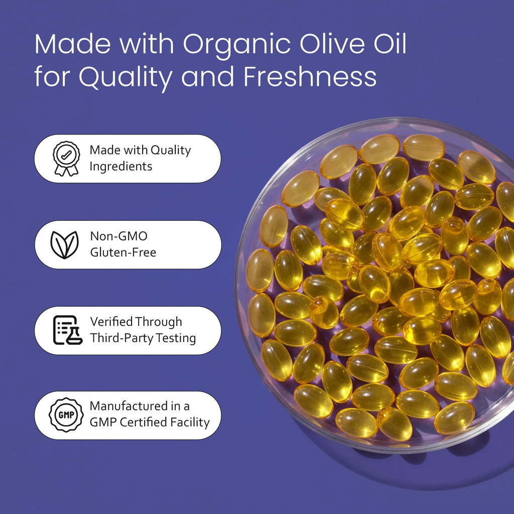 Odorless Garlic 100:1 Extract with Olive Oil 150 Softgels A387