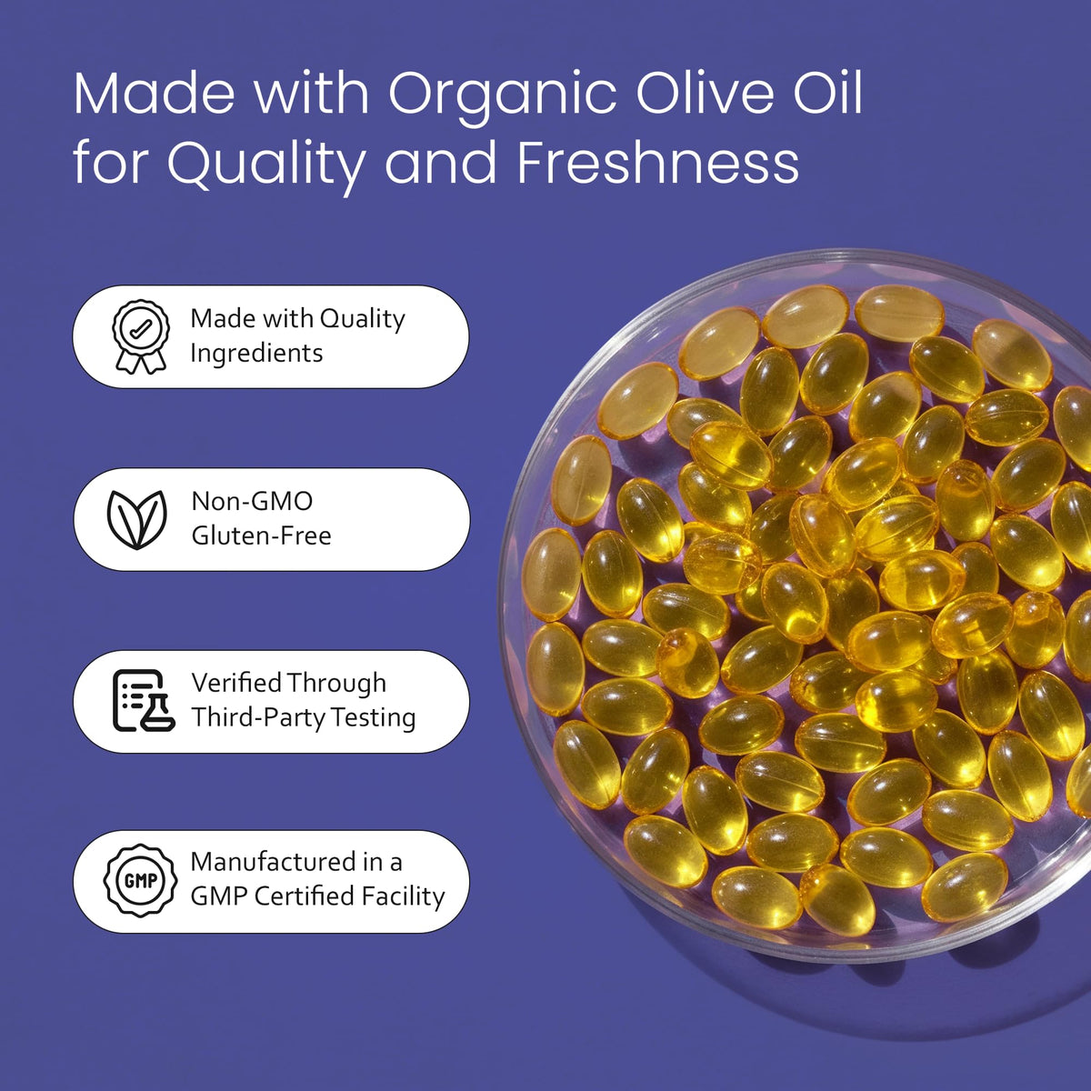 Odorless Garlic 100:1 Extract with Olive Oil 150 Softgels A387