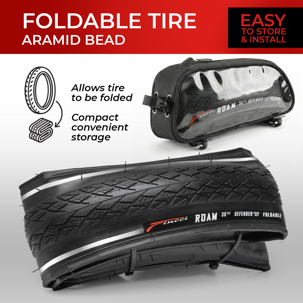 700x38c Foldable Gravel Bike Tires S435