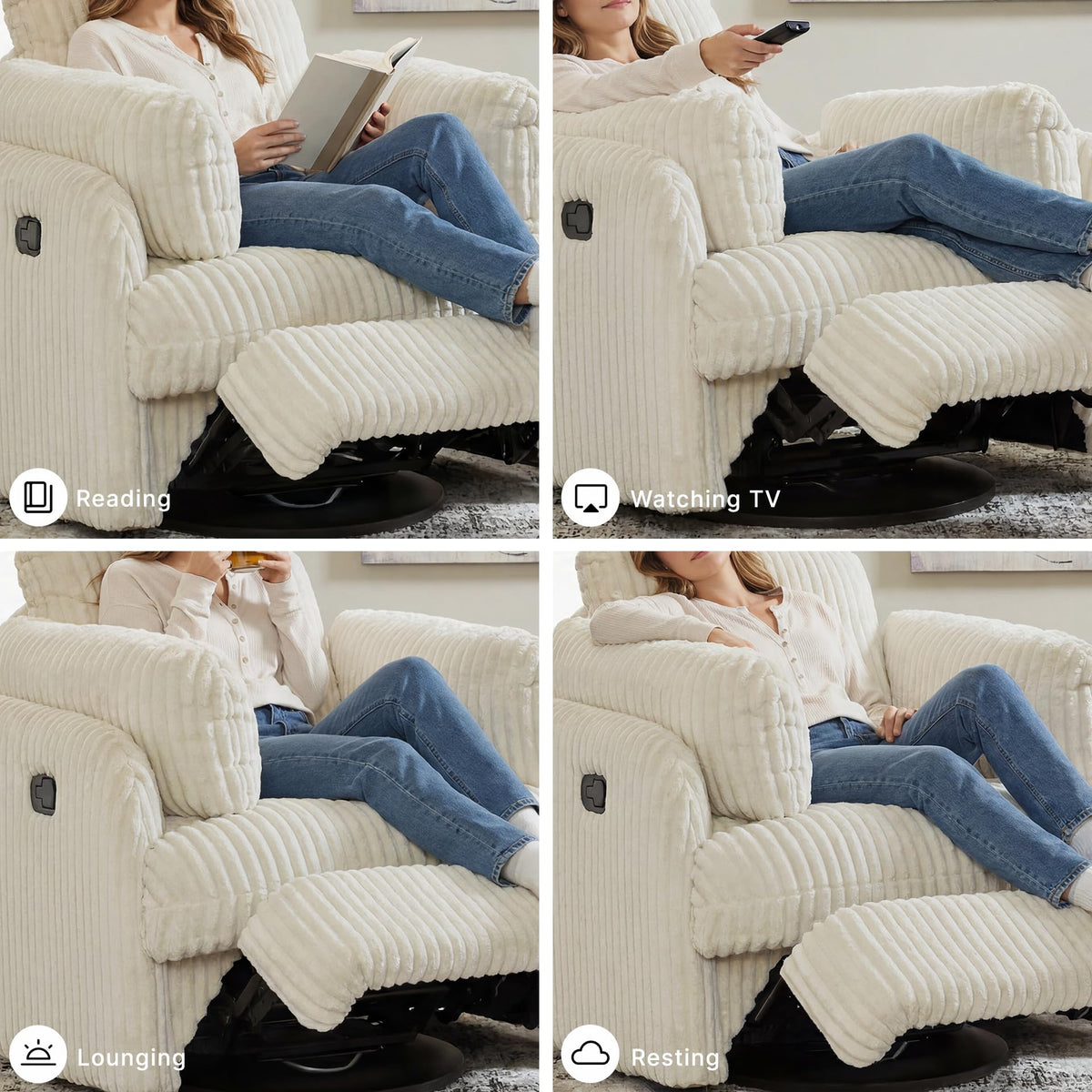 Oversized Swivel Glider Recliner I80300