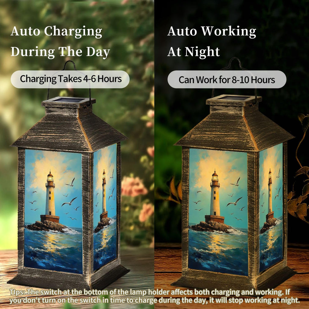 Waterproof Solar Powered Hanging Lantern N756777