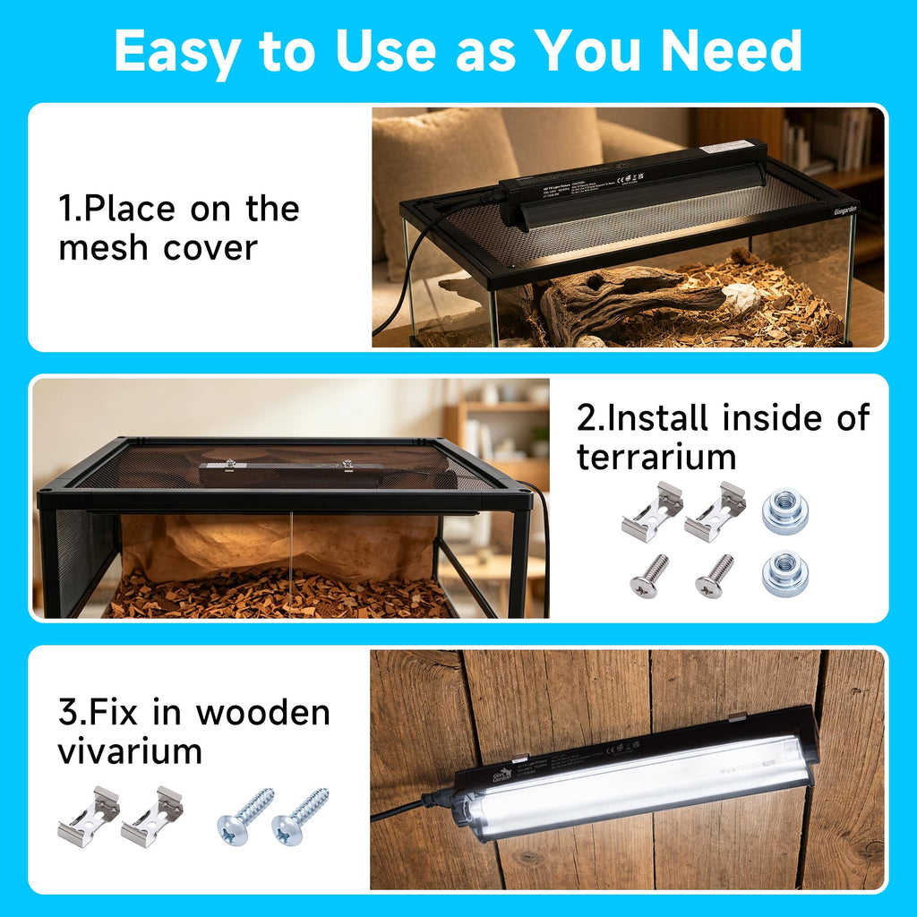10.0 UVB Reptile Lighting Combo Kit 12-Inch 8W N19665