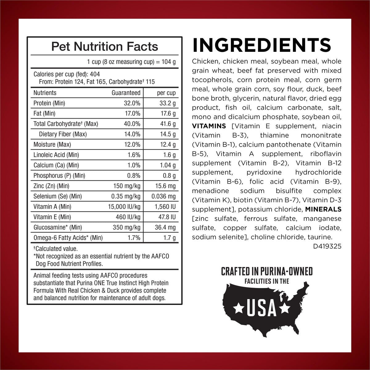 High Protein Chicken & Duck Dog Food V1360