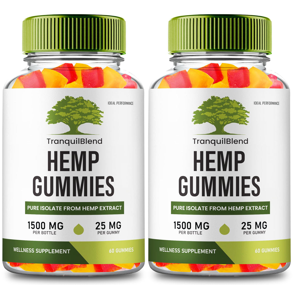 Hemp Gummies with Hemp Seeds Organic Extract 2 Pack I3376