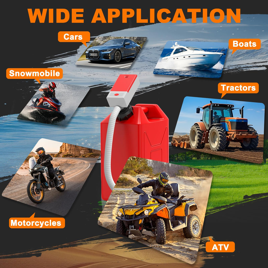 Portable Automatic Fuel Transfer Pump with Auto Stop Sensor and Hose V642