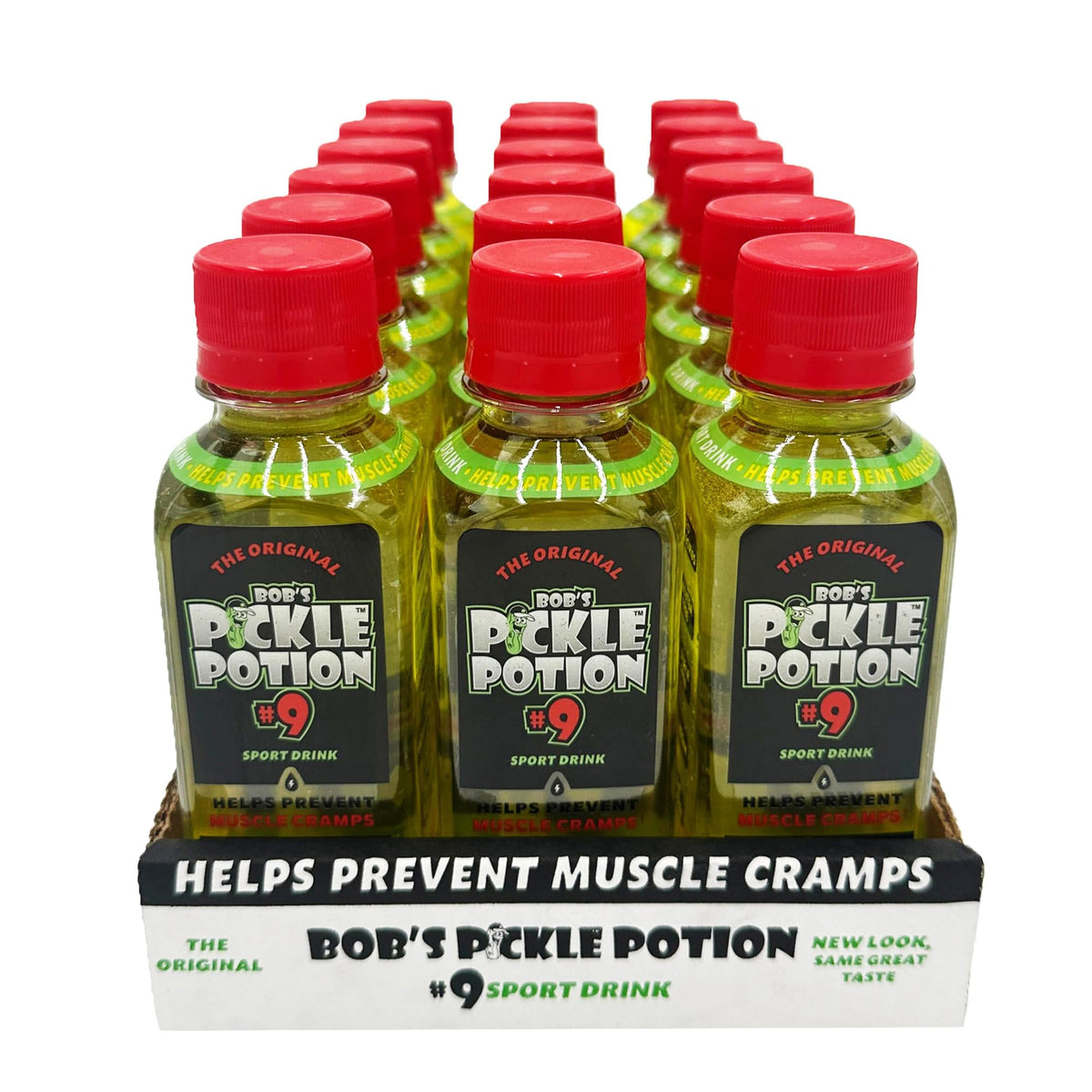 Electrolyte Pickle Shot Zero Caffeine & Gluten-Free 6.3 Oz (Pack of 18, Dill Pickle) E76216