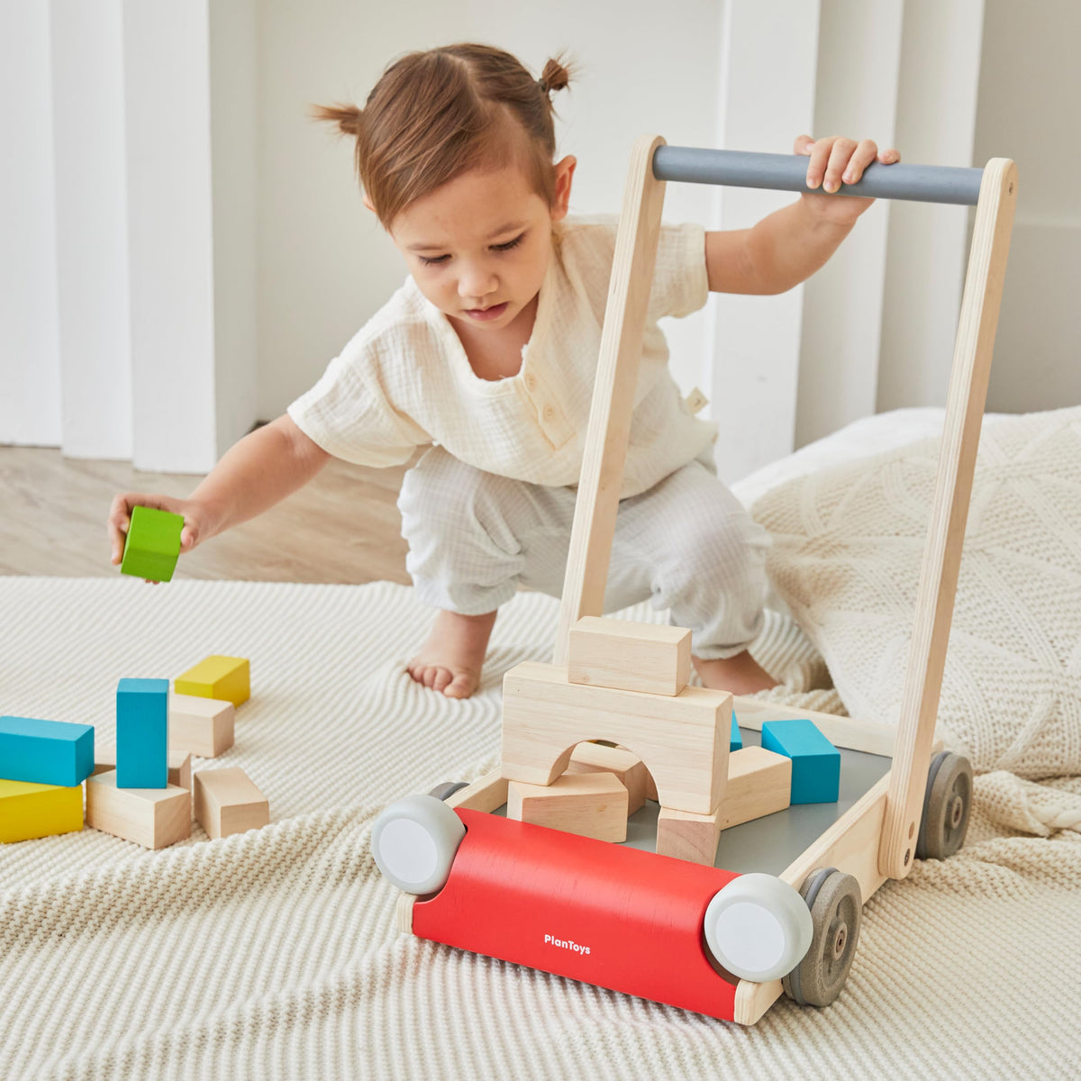 Wooden Baby Walker V7841