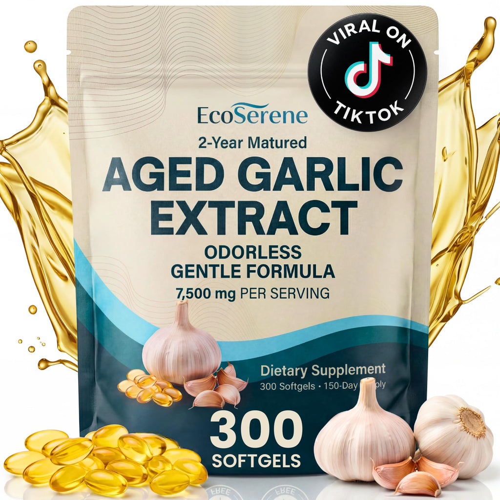 7500mg Aged Garlic Extract Softgels 300 Count T8175