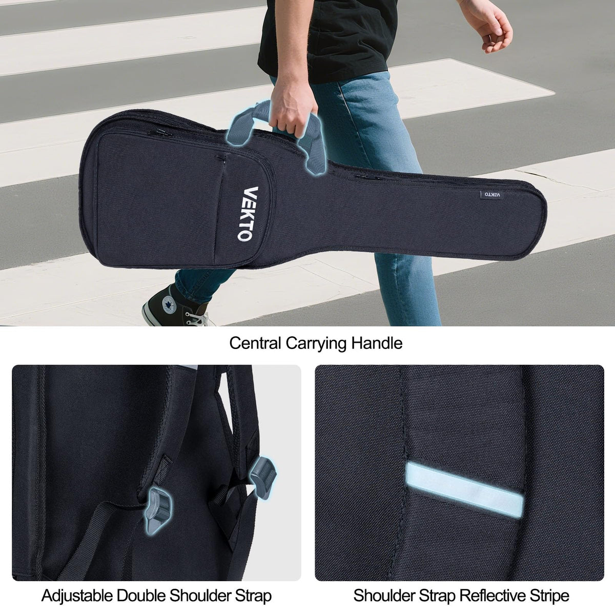 40 Inch Waterproof Soft Electric Guitar Bag F364906