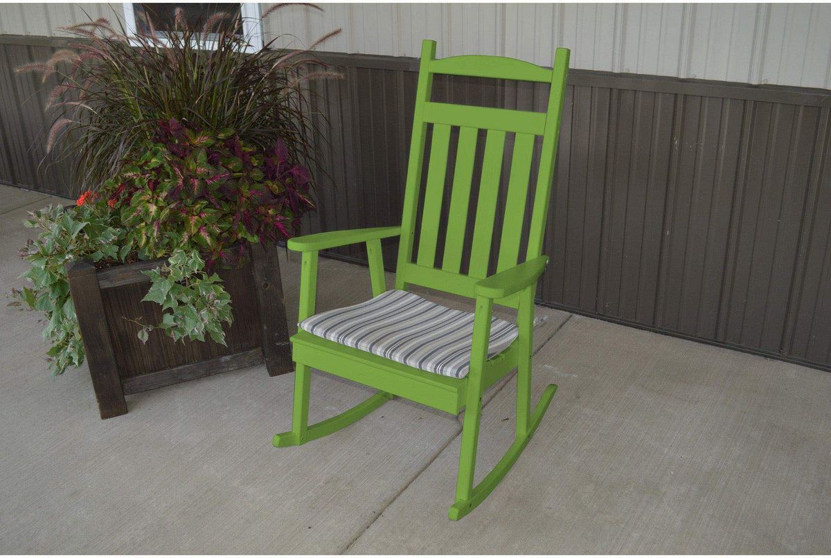 Yellow Pine Porch Rocking Chair J7259