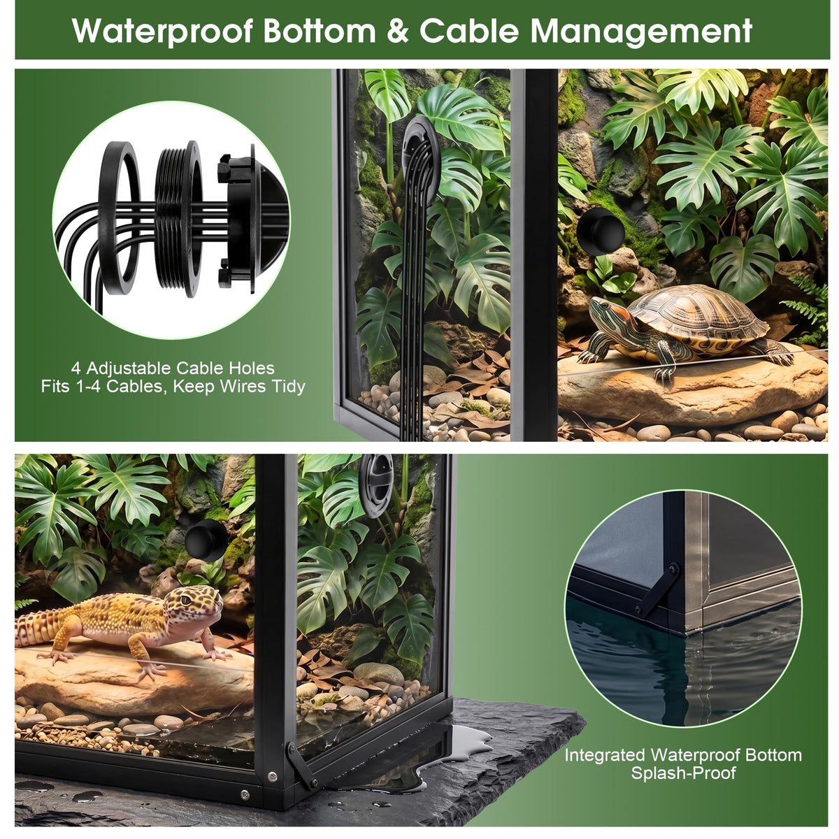 50 Gallon Front Opening Reptile Tank Z84503