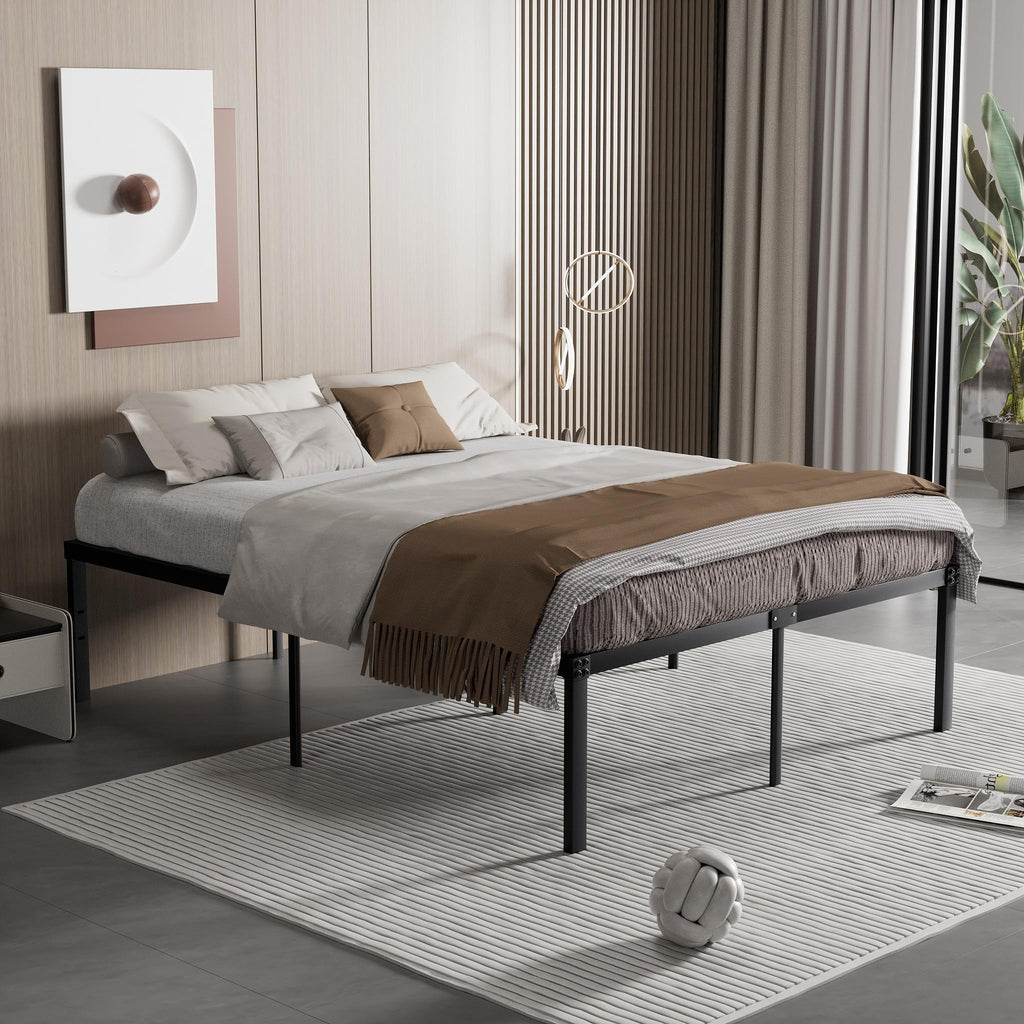 Queen Size Metal Platform Bed Frame F599242
