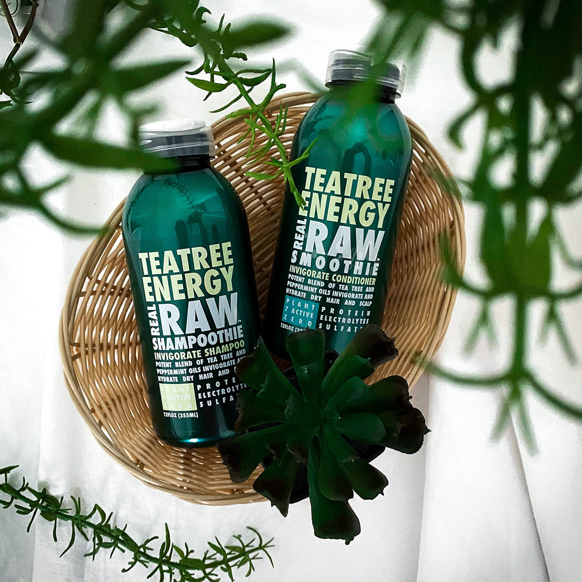 Tea Tree Shampoo & Conditioner Set Sulfate & Paraben Free Y337051