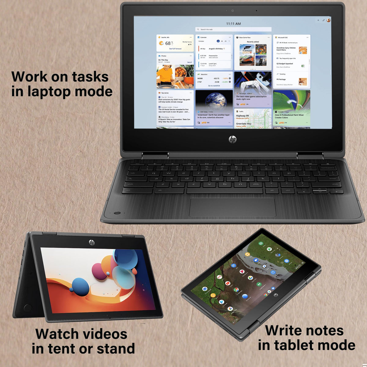 11.6" 2-in-1 Laptop 8GB RAM H58087