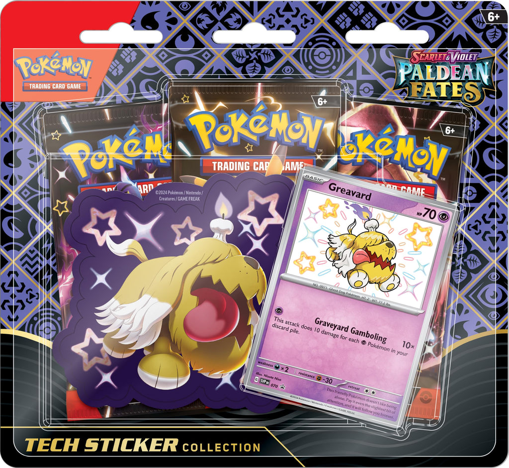 Pokemon Scarlet & Violet Paldean Fates Tech Sticker Collection J3221