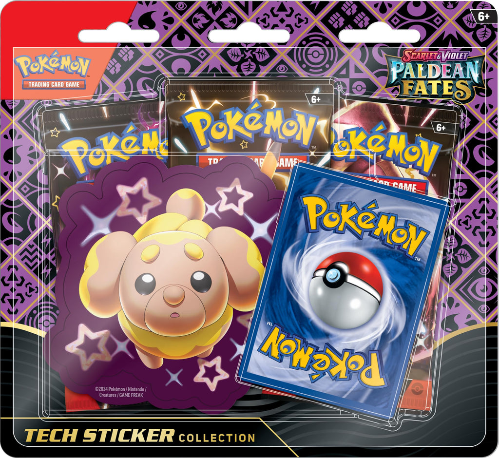 Pokemon Scarlet & Violet Paldean Fates Tech Sticker Collection J3221