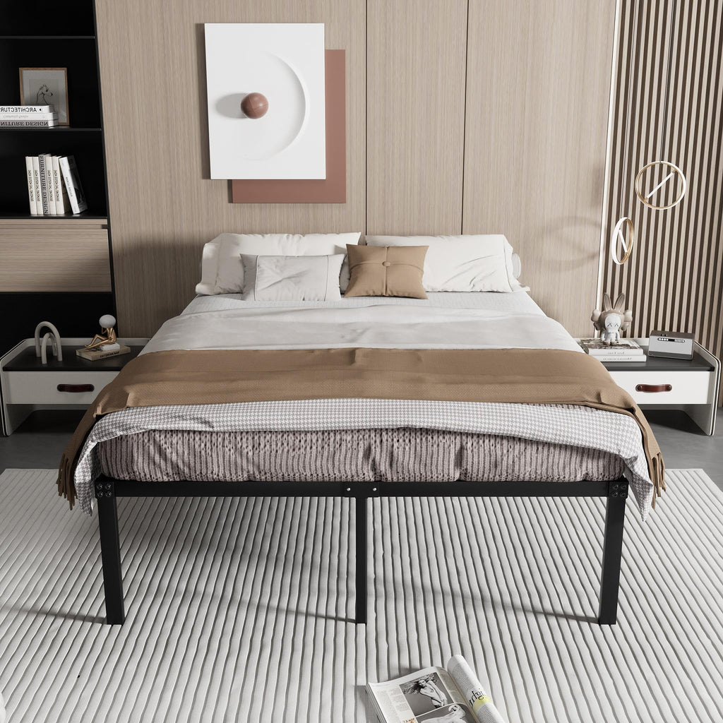 Queen Size Metal Platform Bed Frame F599242